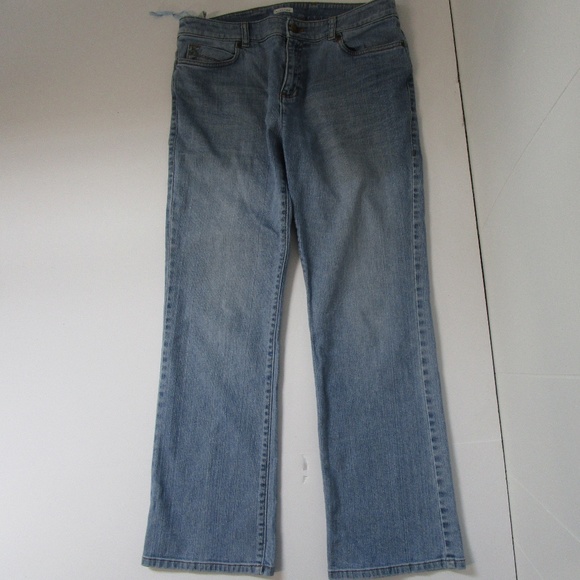 Jones New York Sport Stretch boot cut jeans sz 12P - Picture 1 of 8